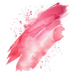 Simple Pink Watercolor Stroke