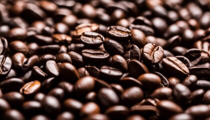  Coffee beans in close-up, ready for a brew