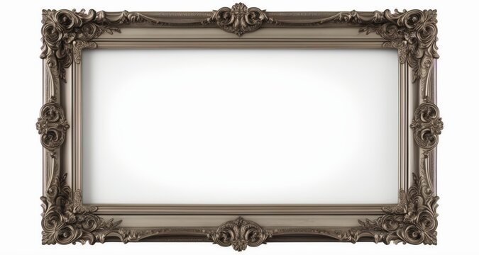  Elegant empty frame, ready for your masterpiece