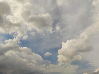 blue sky with clouds