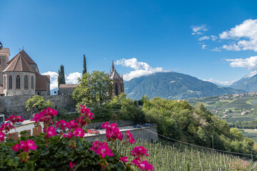 Naklejka premium Südtirol, Schenna, Meran