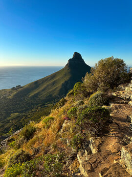 Lions Head, from Table Mountain, Cape Town, South Africa
