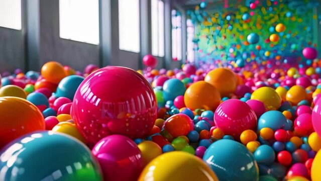 Room Filled With Colorful Balls