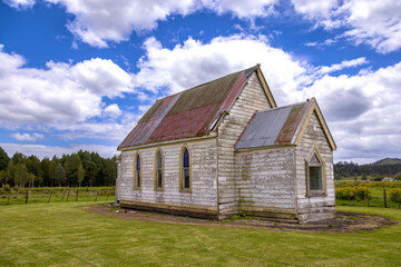 Obraz premium Parirau Zion Church, Northland, New Zealand