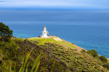 Fototapeta na wymiar Cape Reinga lighthouse, northland, New Zealand