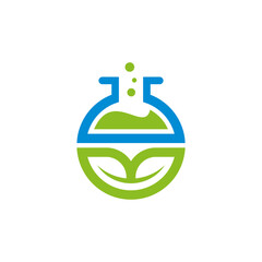 natural lab logo designs concept, science and medicine creative symbol, eco lab logo template