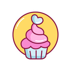 Cupcake Outline