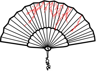 chinese hand fan decorative air cooling
