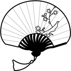 uchiwa fan decorative air cooling japanese sensu
