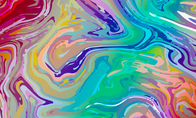 Abstract watercolor palette of mix color.  liquid colorful.
