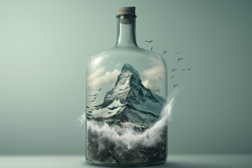 "Mountain Beauty in a Bottle: A Mysterious Miniature World"