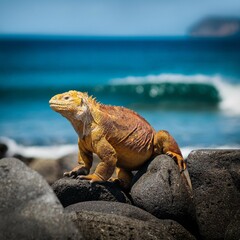island land iguana galápagos 🇪🇨
