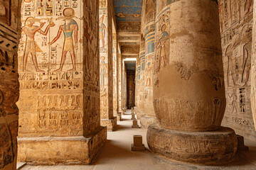 Habu Temple, Luxor, Egypt