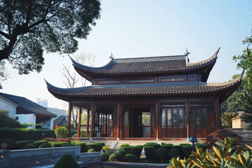 Fototapeta premium Traditional Chinese architecture.