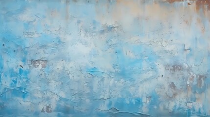 Abstract blue background with paint splashes, Generative AI illustrations.