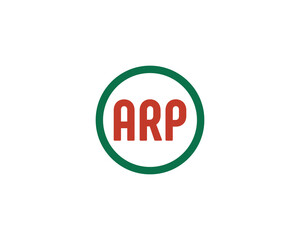 ARP logo design vector template