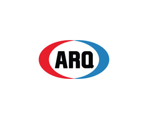 ARQ logo design vector template