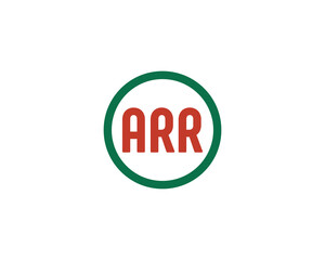 ARR Logo design vector template