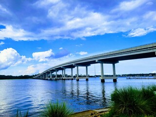 bridge over the river