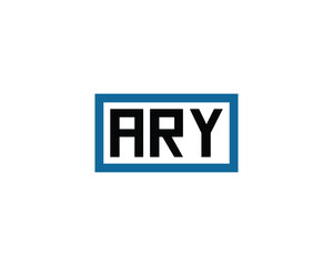 ARY Logo design vector template