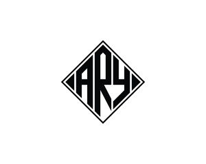 ARY Logo design vector template