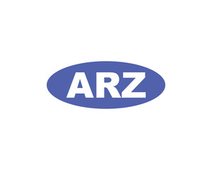 ARZ logo design vector template