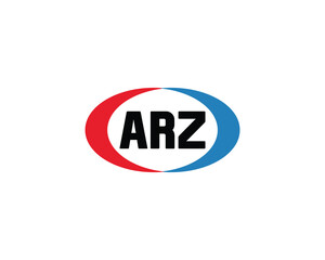 ARZ logo design vector template