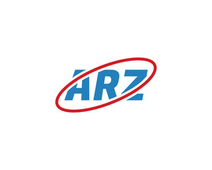 ARZ logo design vector template