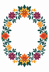 Obraz premium frame of flowers