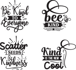 Kindness Svg Bundle, Be Kind Svg, Inspirational Svg, Motivational Svg, Mental Health Svg, Positive Quotes Svg, Png, Cut Files For Cricut