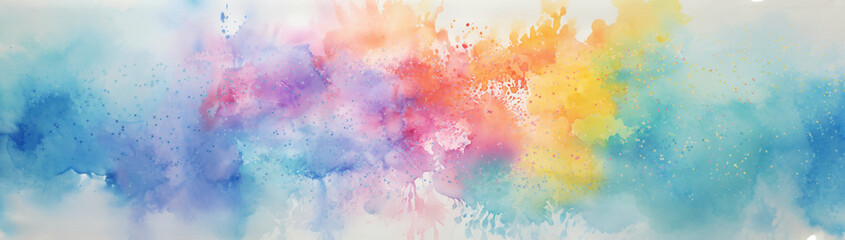 abstract watercolor background with dispersion, stars - obrazy, fototapety, plakaty