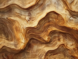 Waves of Sand-Colored Wood Grain