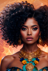 Fototapeta premium Empowerment: Black Woman, Leadership, Diversity