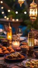 Ramadan table setting