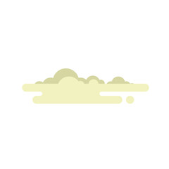 Flat Clouds Icons