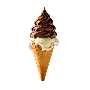 Ice Cream image isolated on a transparent background PNG photo