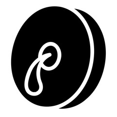 Obraz premium cymbals Solid icon