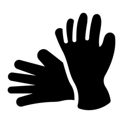 gloves Solid icon