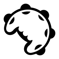 tambourine Solid icon