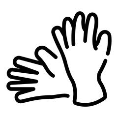 gloves Line Icon