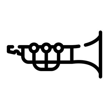 clarinet Line Icon