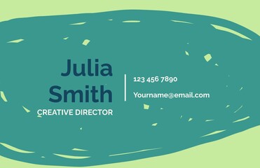 Showcase creativity, abstract business card design