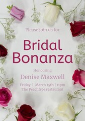 Celebrate love with elegance, floral wedding invitation