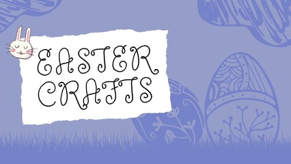 Celebrate creativity, Easter-themed backdrop, joy of crafting