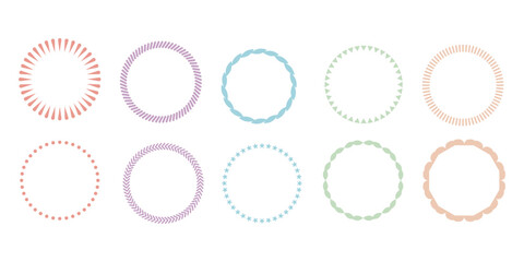 Obraz premium Round frame Aesthetic