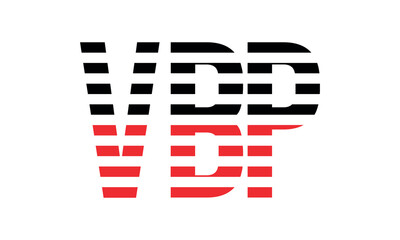 VBP three initial letter iconic line negative space minimal logo design vector template. monogram, abstract, wordmark, business, typography, minimalist, brand, company, flat, modern, unique, simple