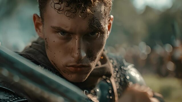 A young lancer in the midst of training honing his skills and preparing to join his fellow warriors on the front lines.