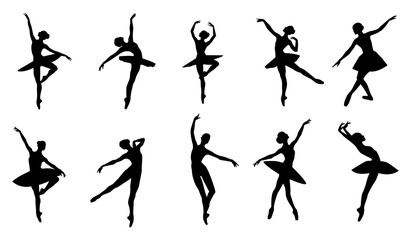 Woman Ballet Silhouette © Shine Collections