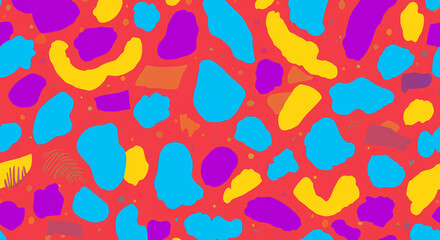seamless pattern with splashes