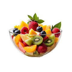 Fruit Salad image isolated on a transparent background PNG photo